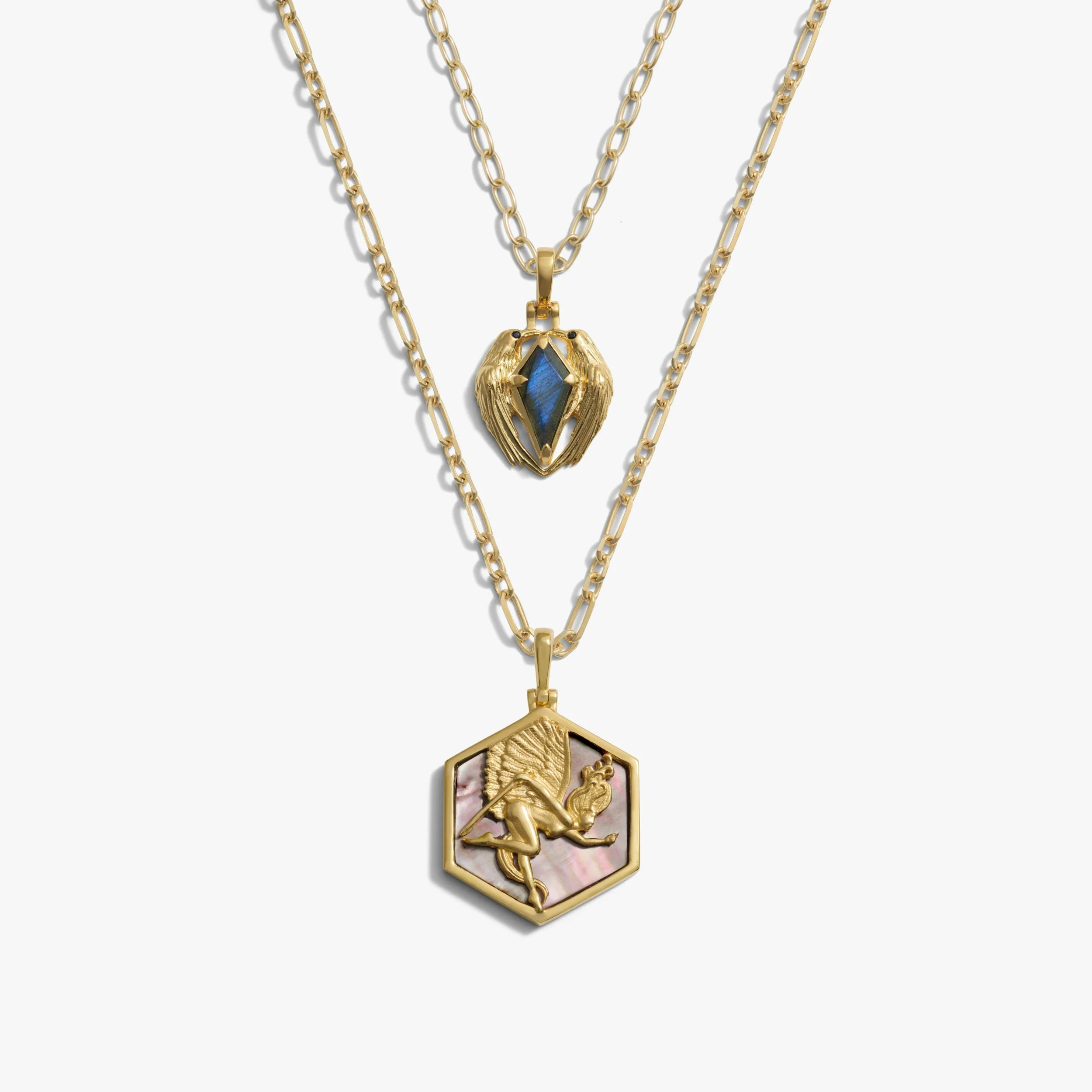 The Morrigan Raven Necklace Set