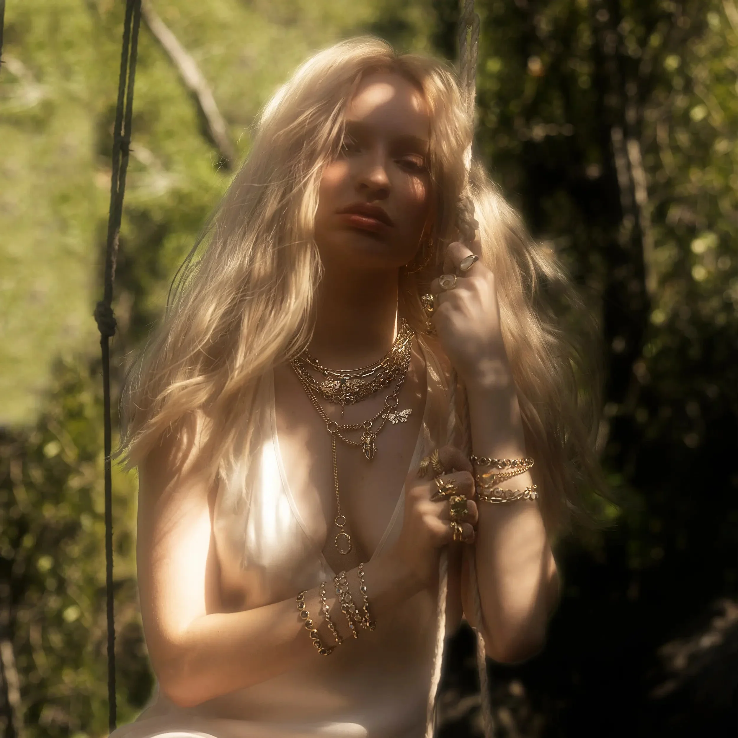 Secret Forest Asymmetrical Charm Necklace - Image 3