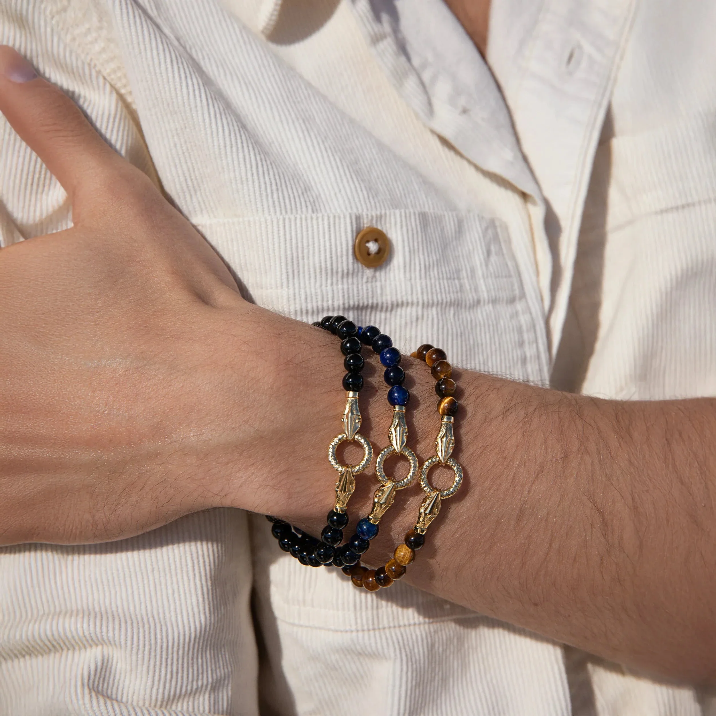 Snake Beaded Bracelet - Image 2