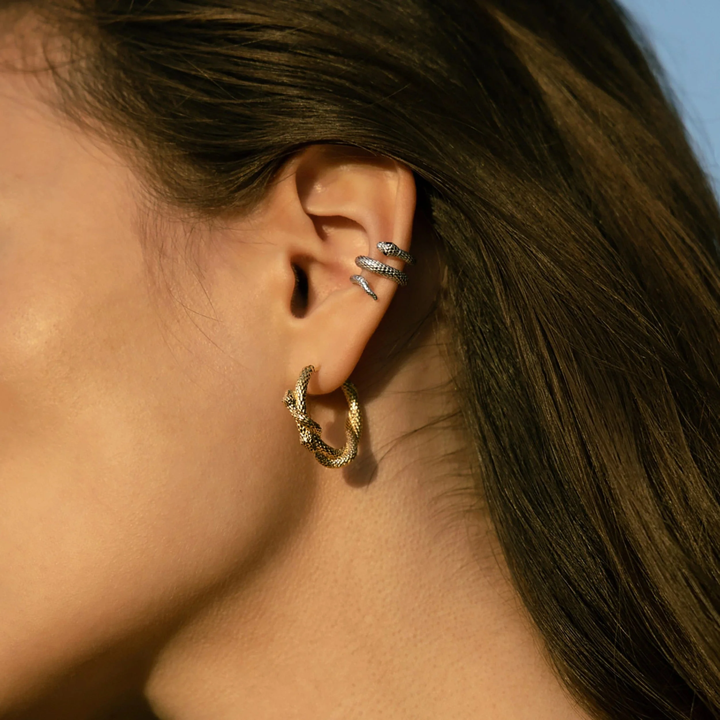 Serpent’s Embrace Ear Cuff - Image 3