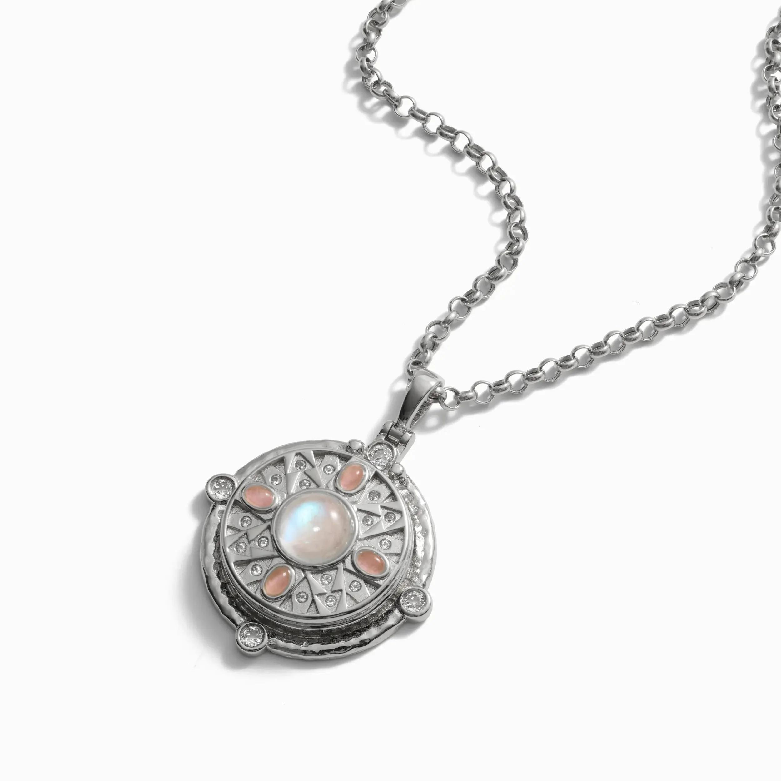Pink Manifestation Locket Necklace - Image 4