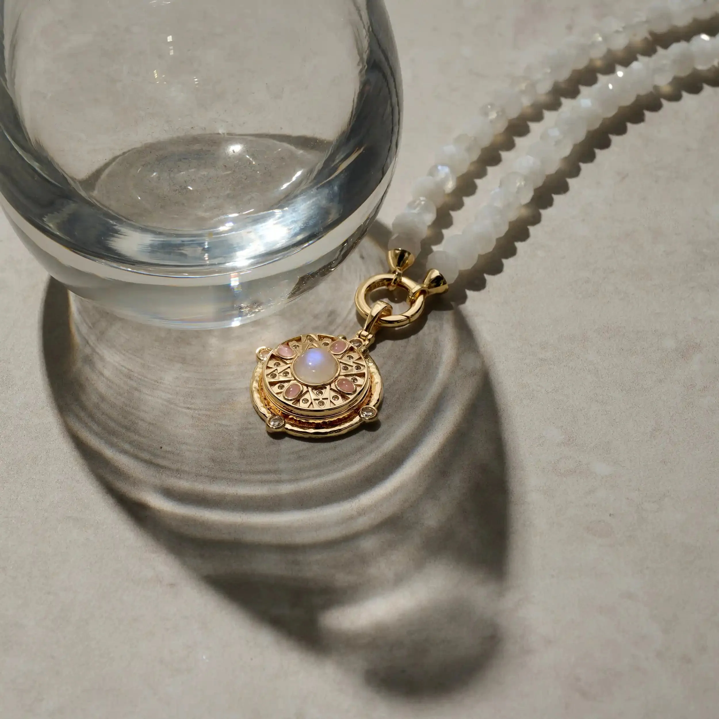 Pink Manifestation Locket Necklace - Image 5