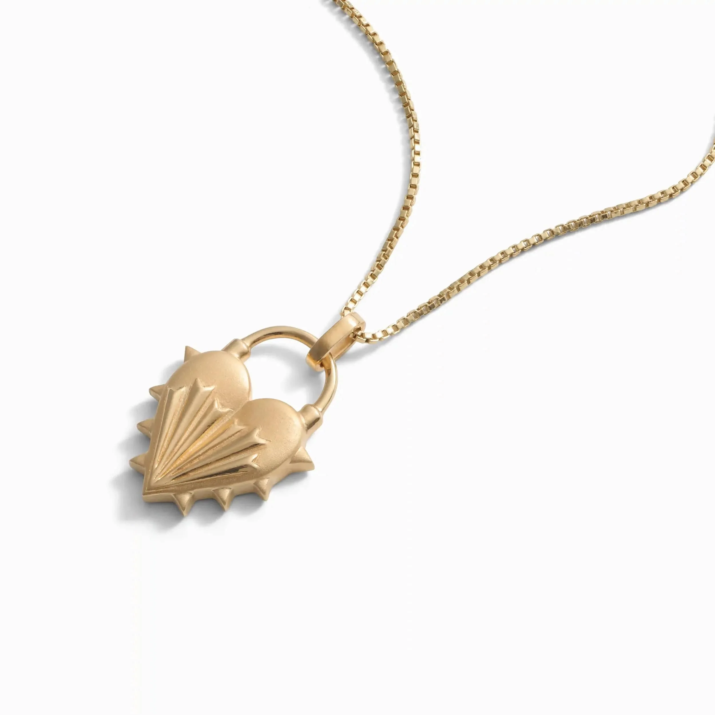 Spiked Heart Necklace - Image 3