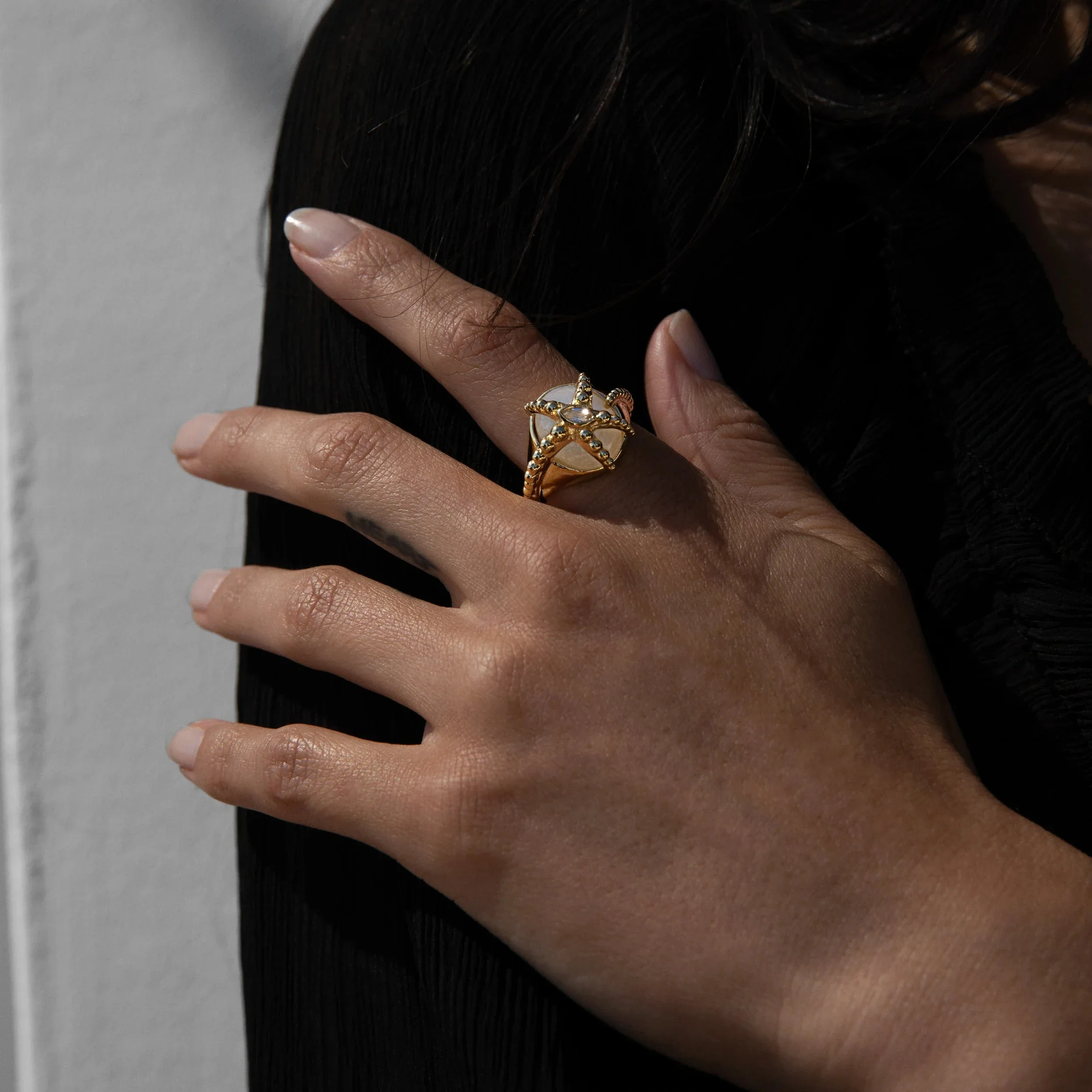 Starfish Moonstone Ring - Image 2