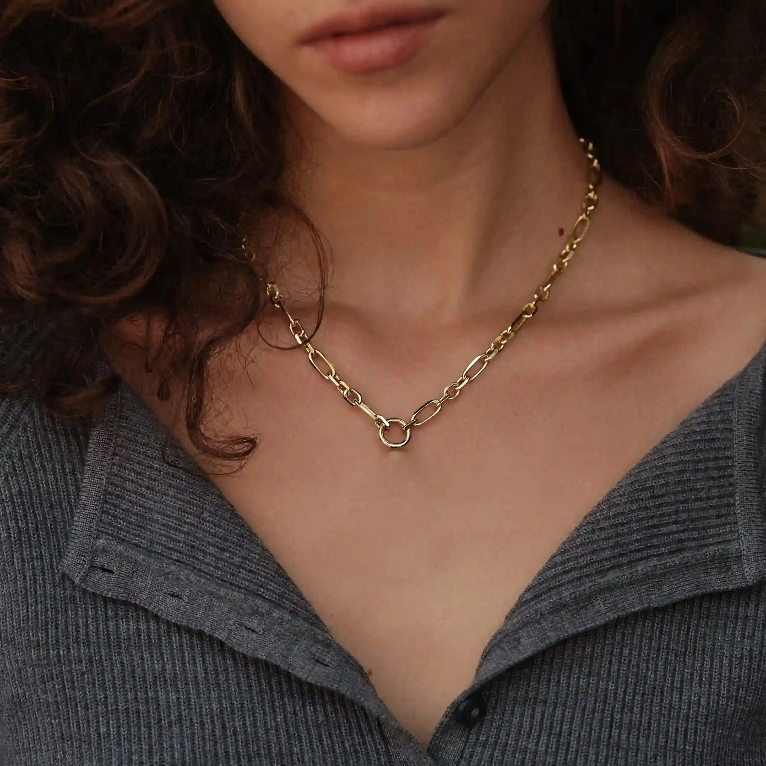 Statement Single Charm Collector Necklace - Image 6