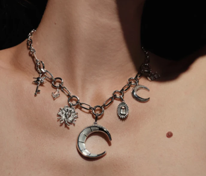 Witch Statement Charm Necklace - Image 4