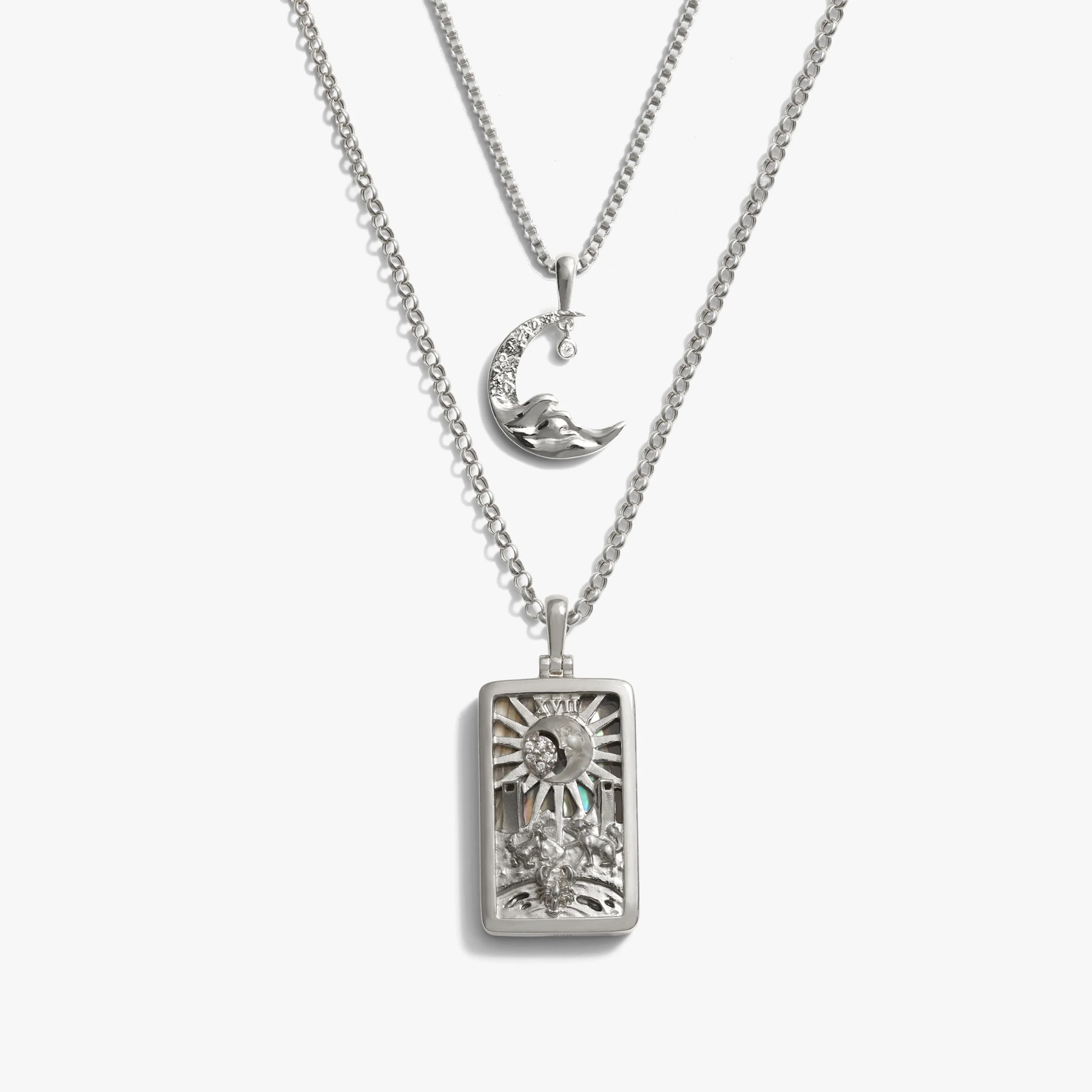 The Moon Tarot Necklace Set - Image 4