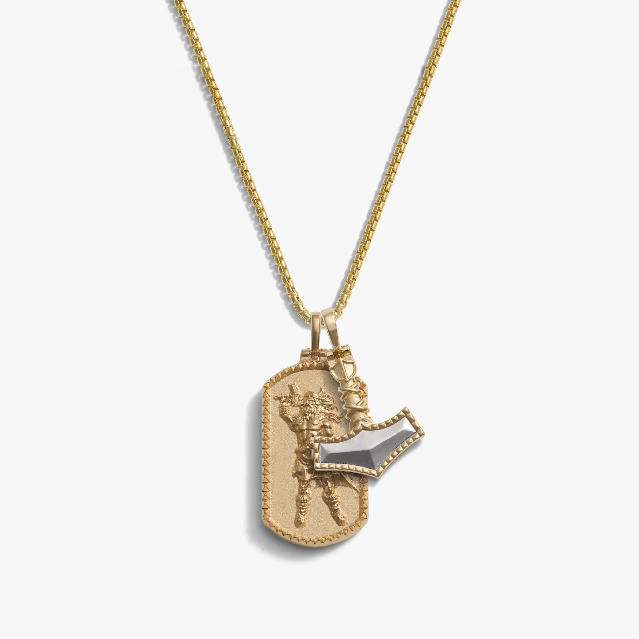 Thor's Hammer Necklace Set
