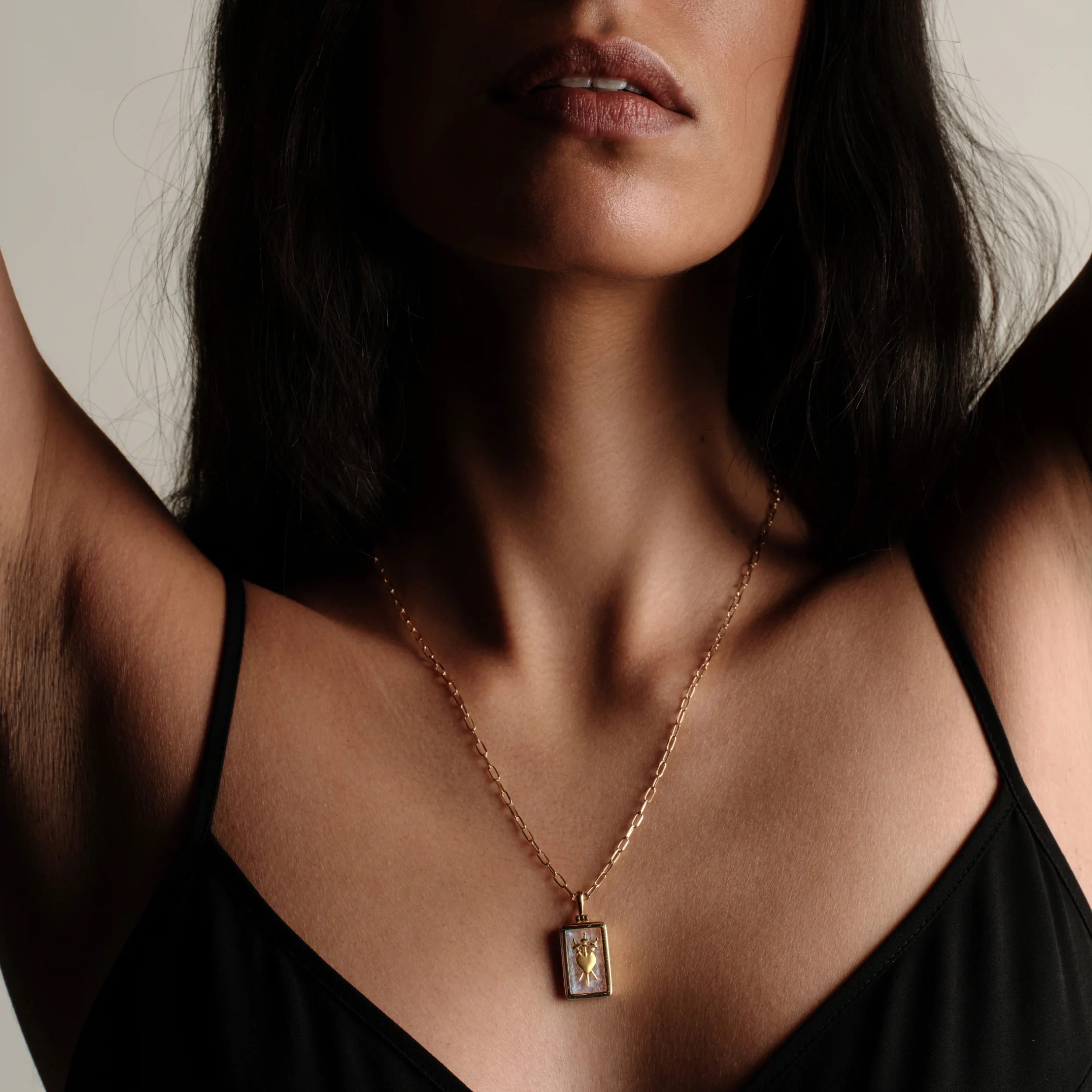 Three of Swords Tarot Pendant - Image 2