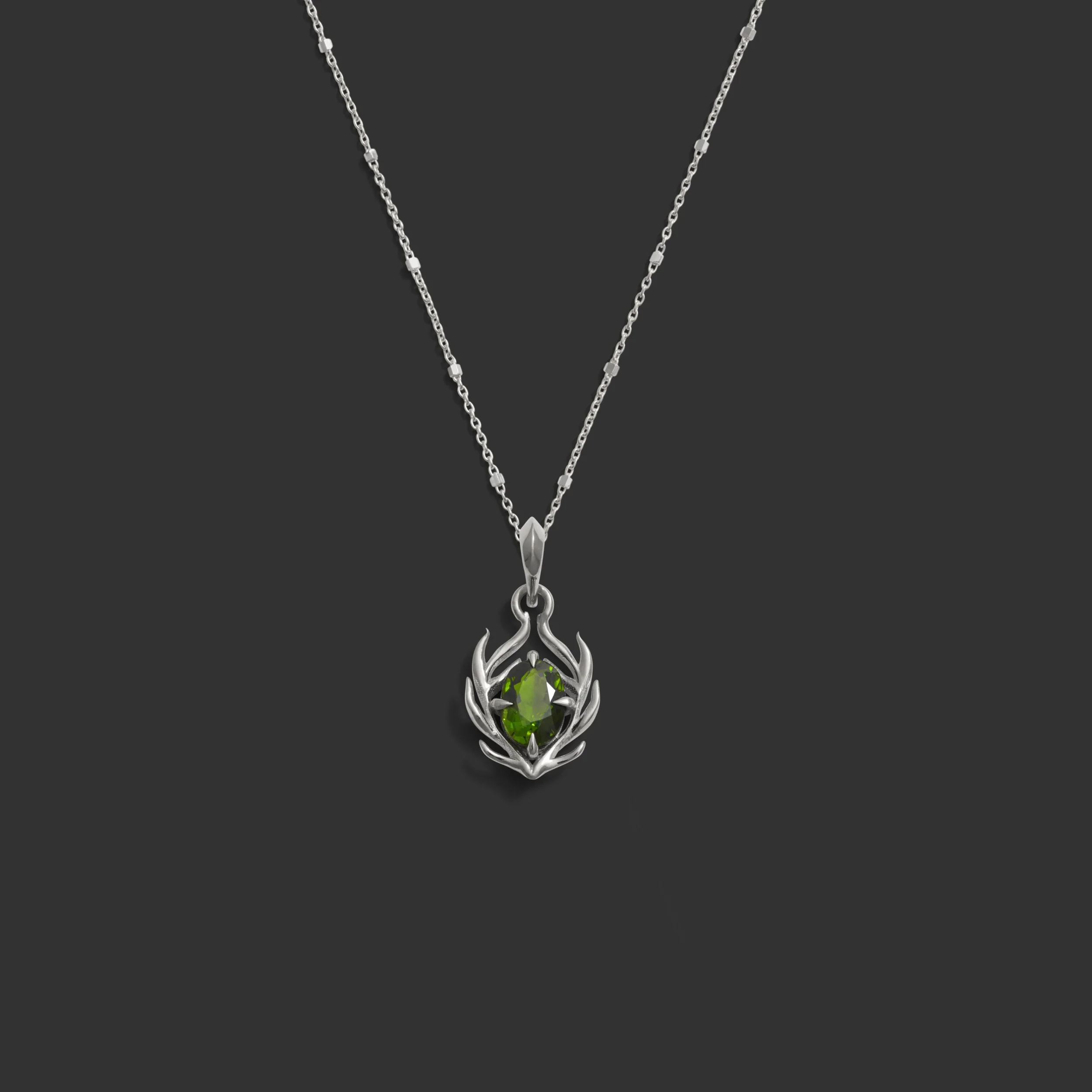 Tourmaline Stag Necklace - Image 5
