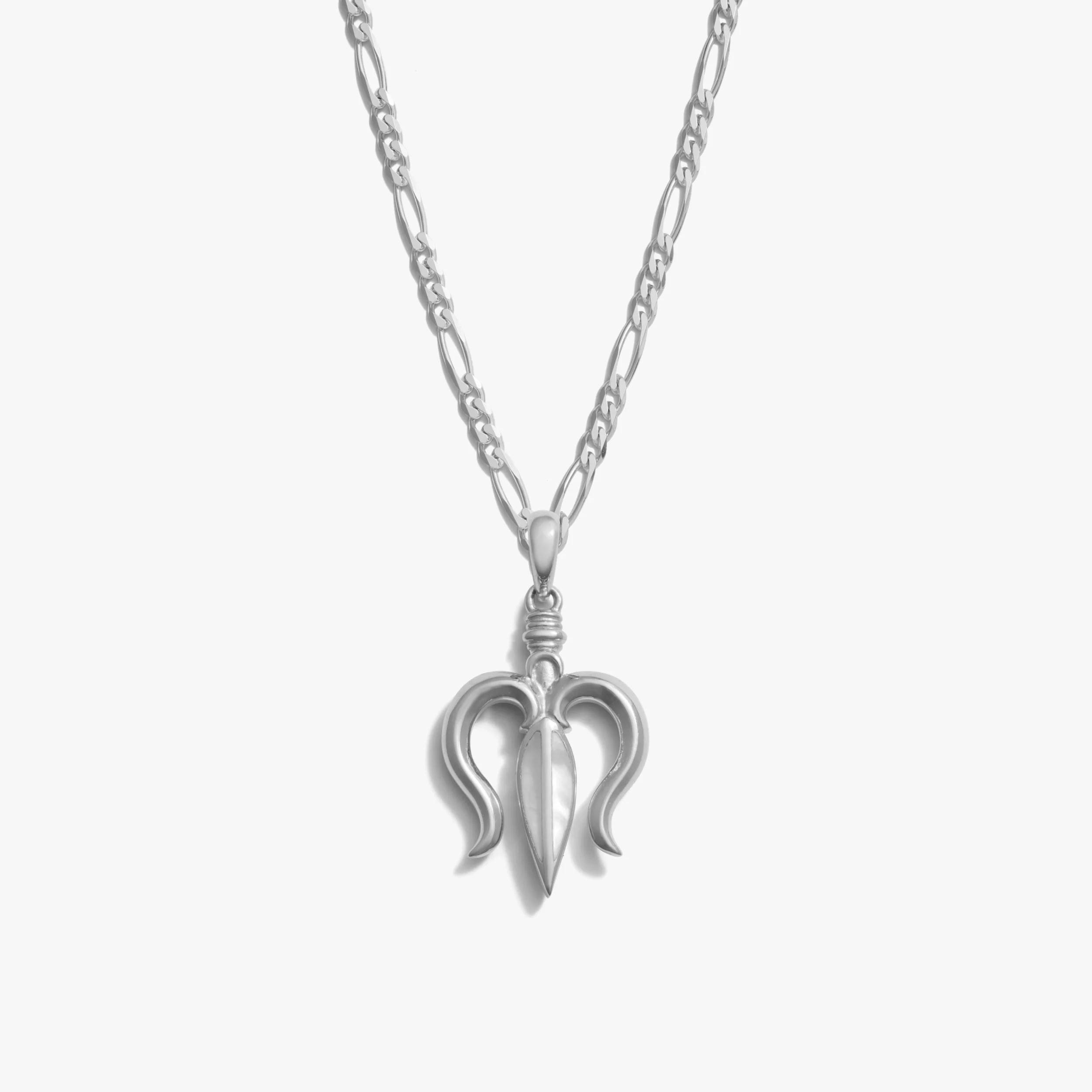 Mother of Pearl Trident Necklace - Image 4