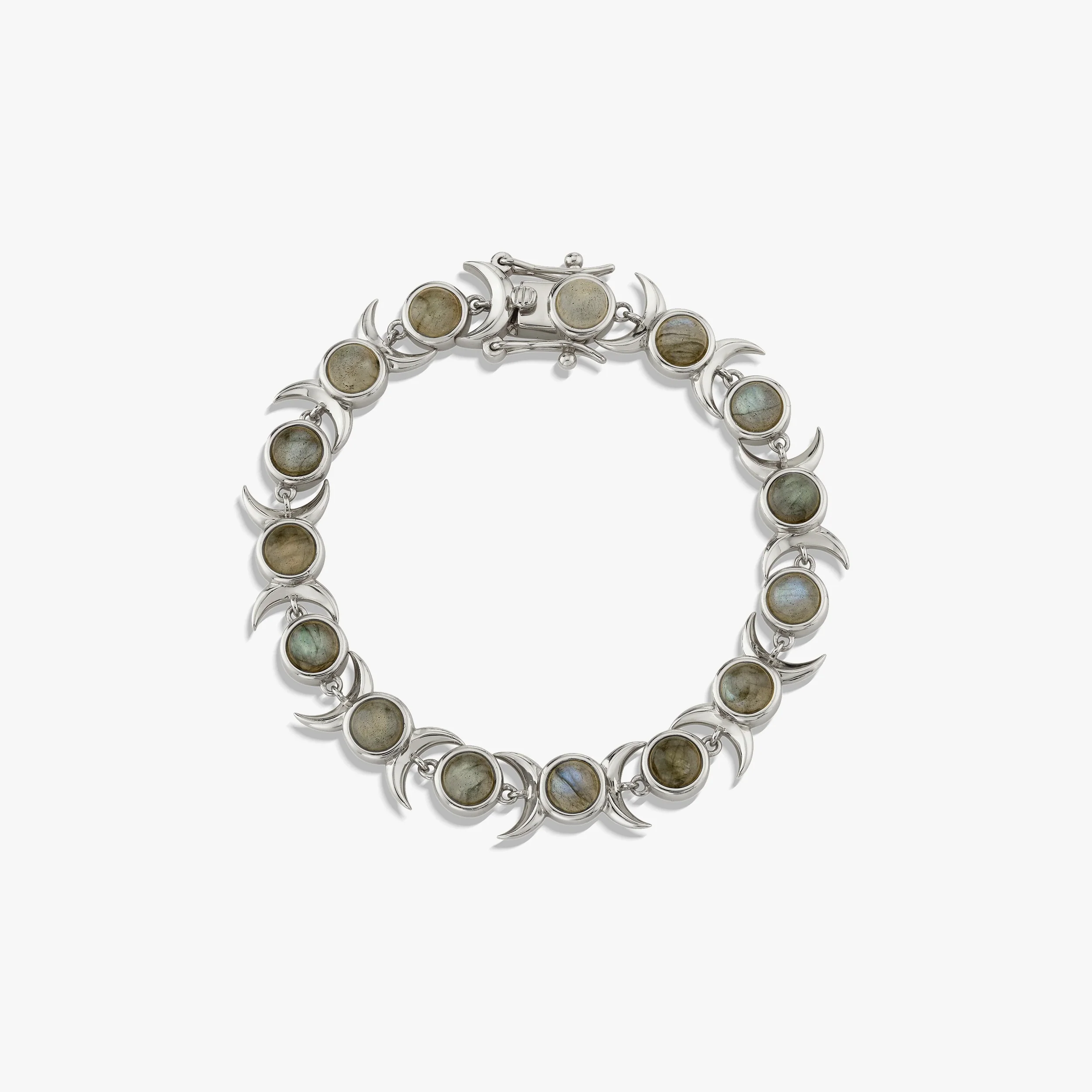Triple Moon Tennis Bracelet - Image 8