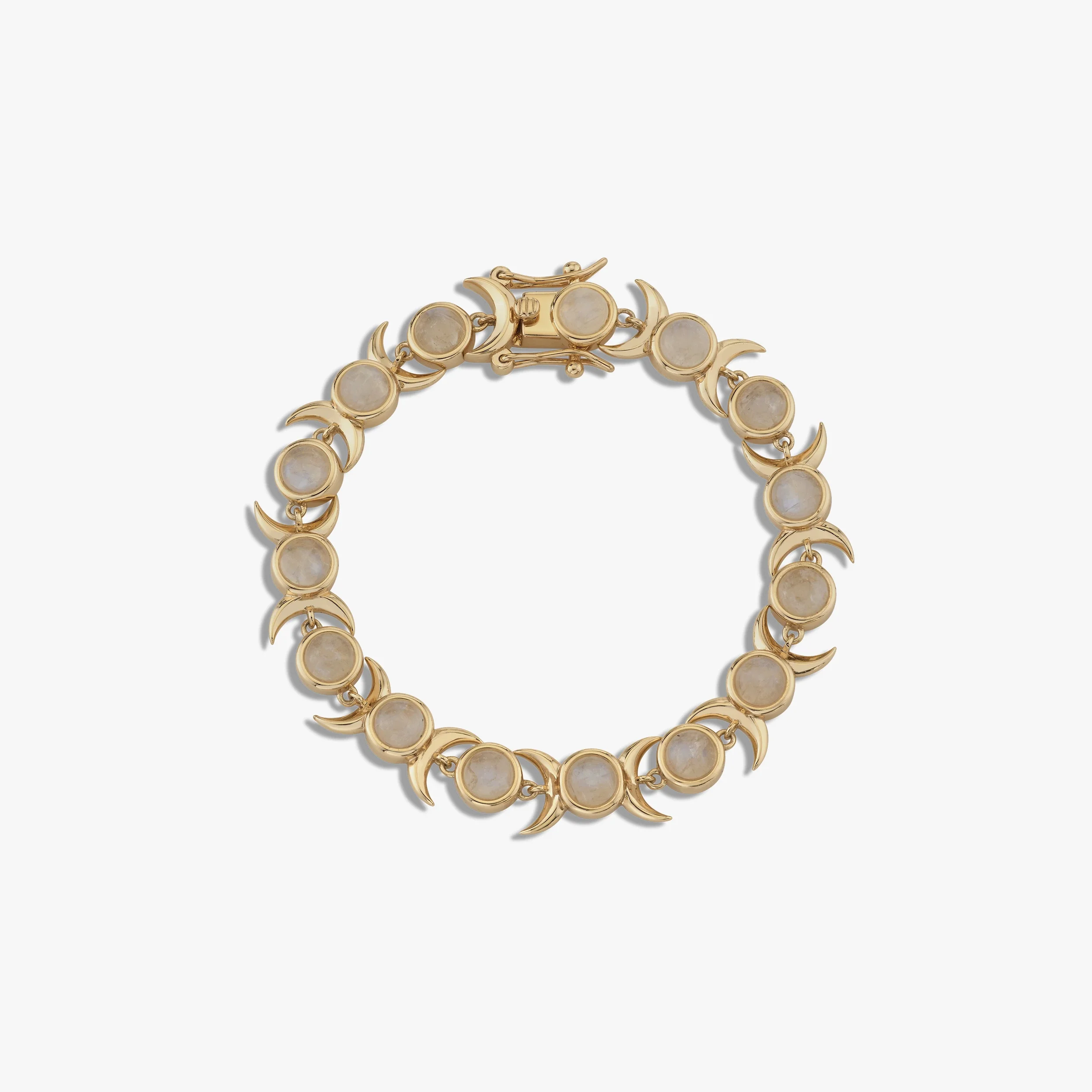 Triple Moon Tennis Bracelet - Image 9
