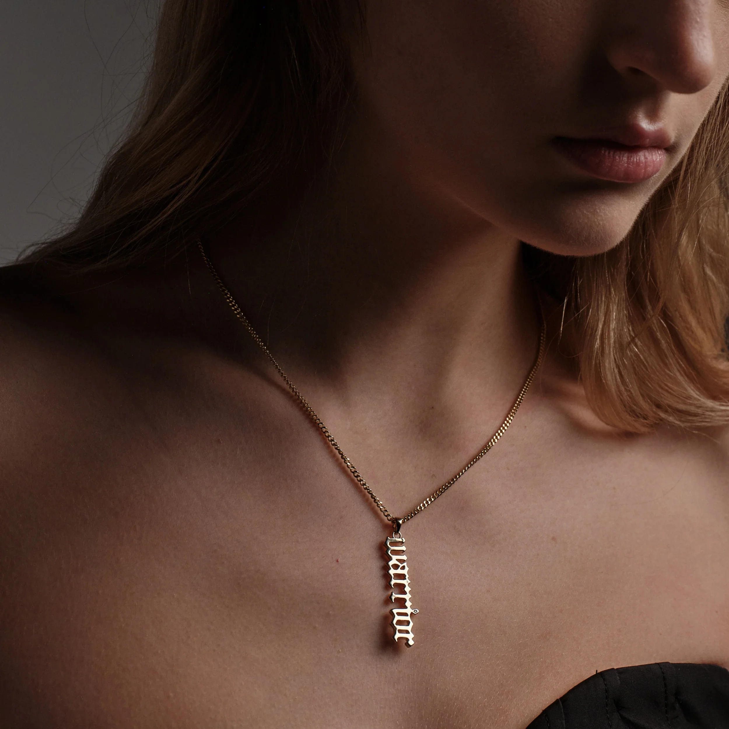 Warrior Nameplate Necklace - Image 2