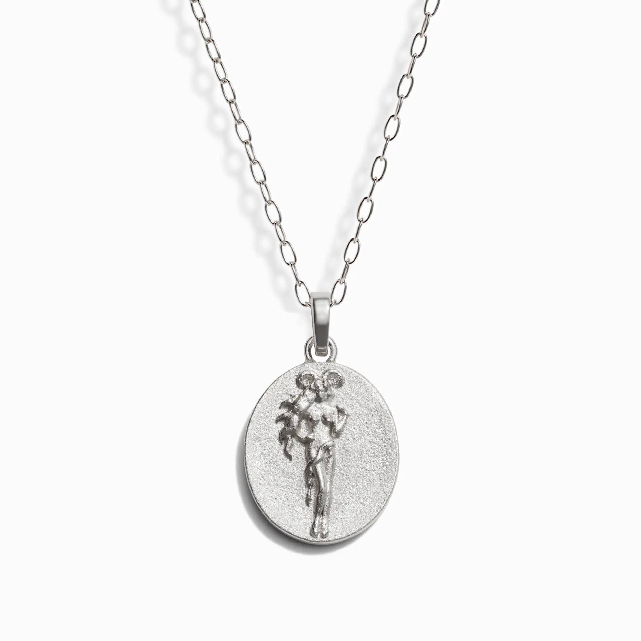 Zodiac Goddess Pendant + Mini Paperclip Chain - Image 11