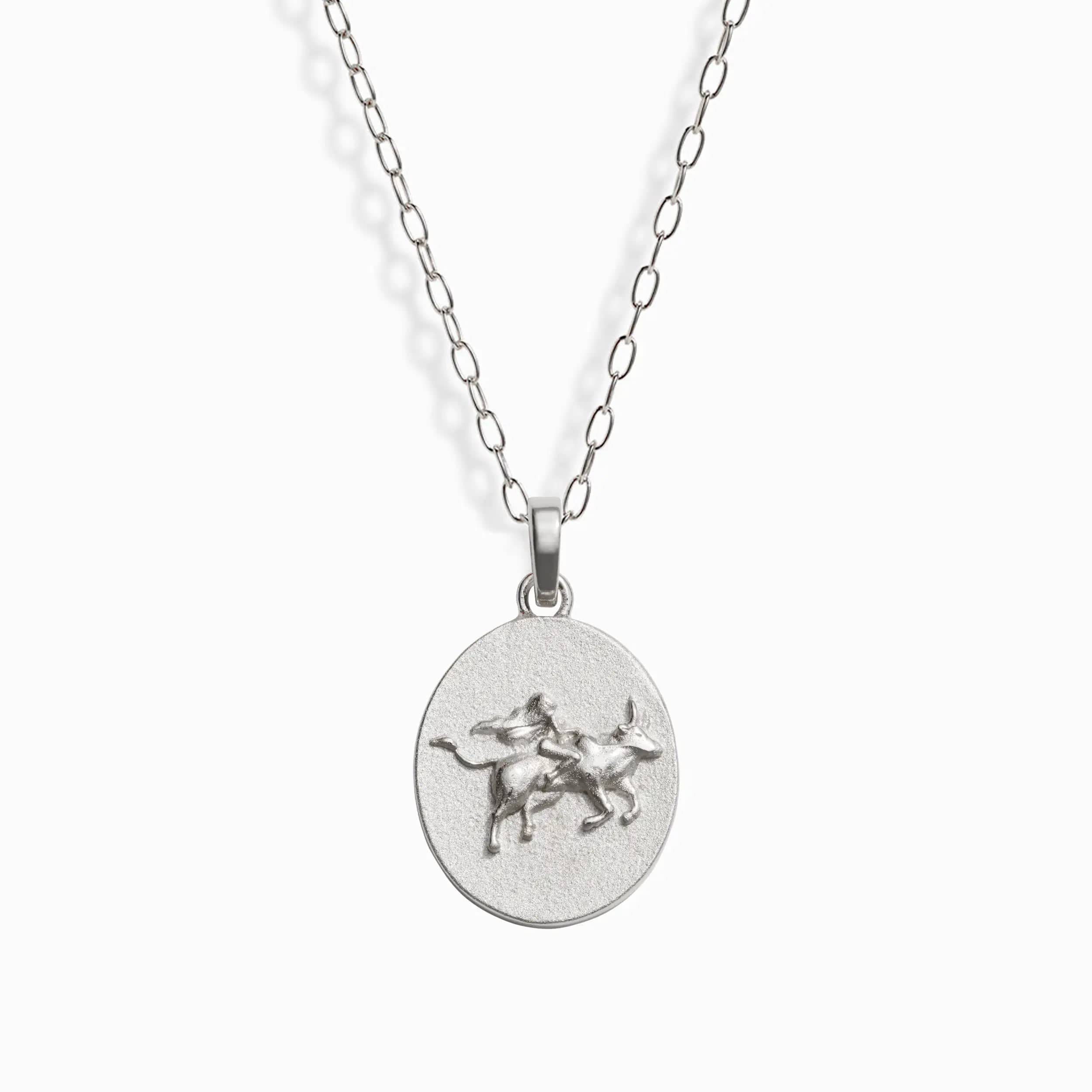 Zodiac Goddess Pendant + Mini Paperclip Chain - Image 13