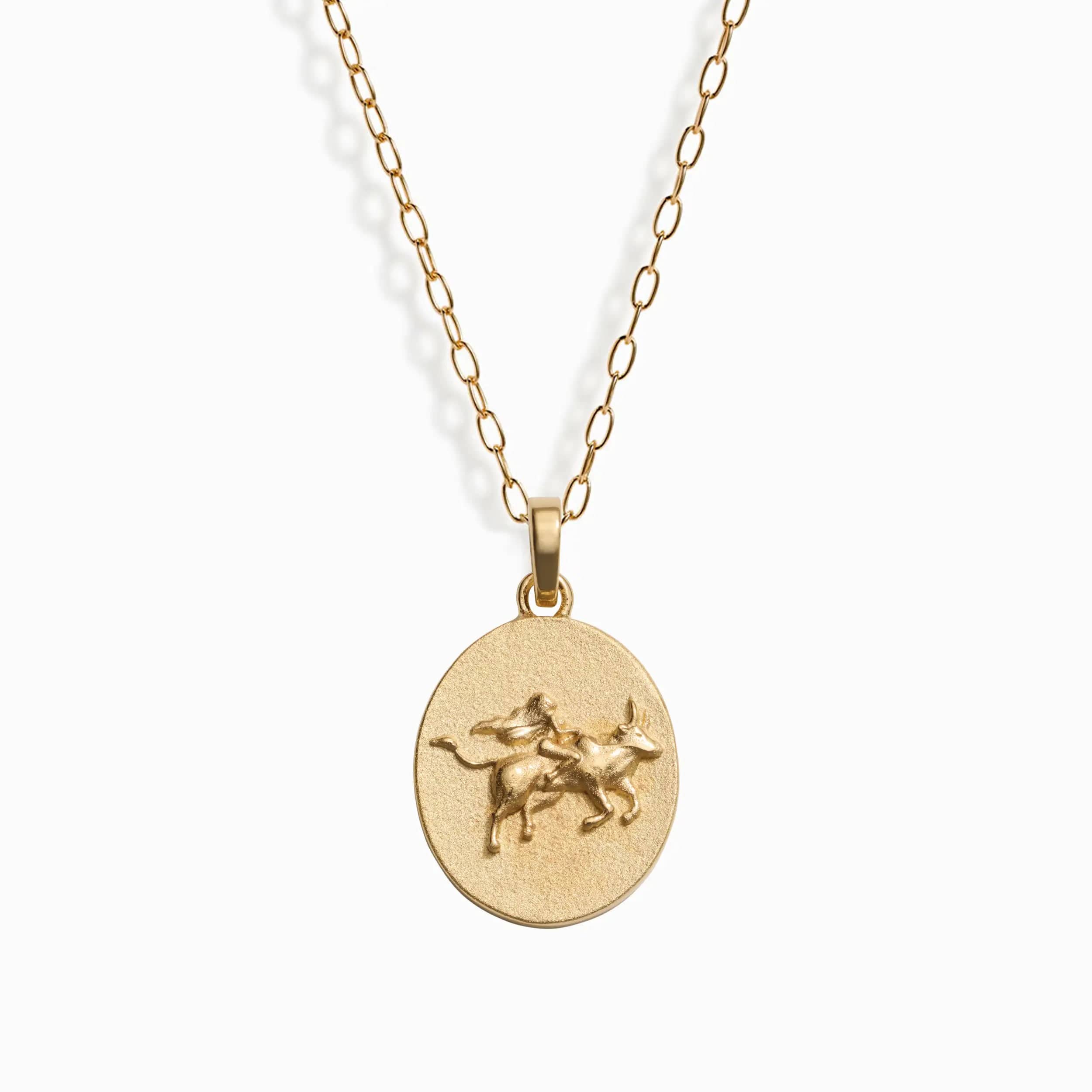 Zodiac Goddess Pendant + Mini Paperclip Chain - Image 14