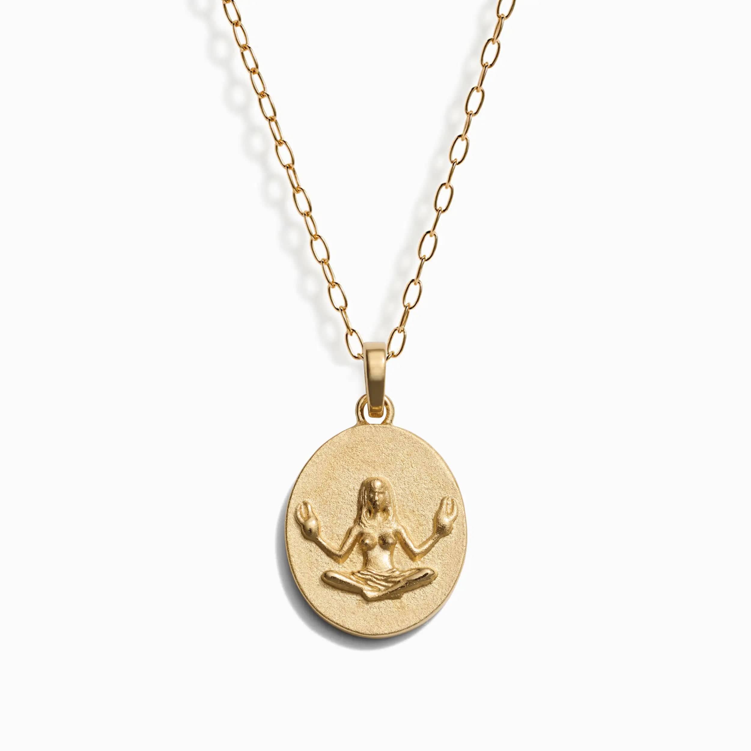 Zodiac Goddess Pendant + Mini Paperclip Chain - Image 16