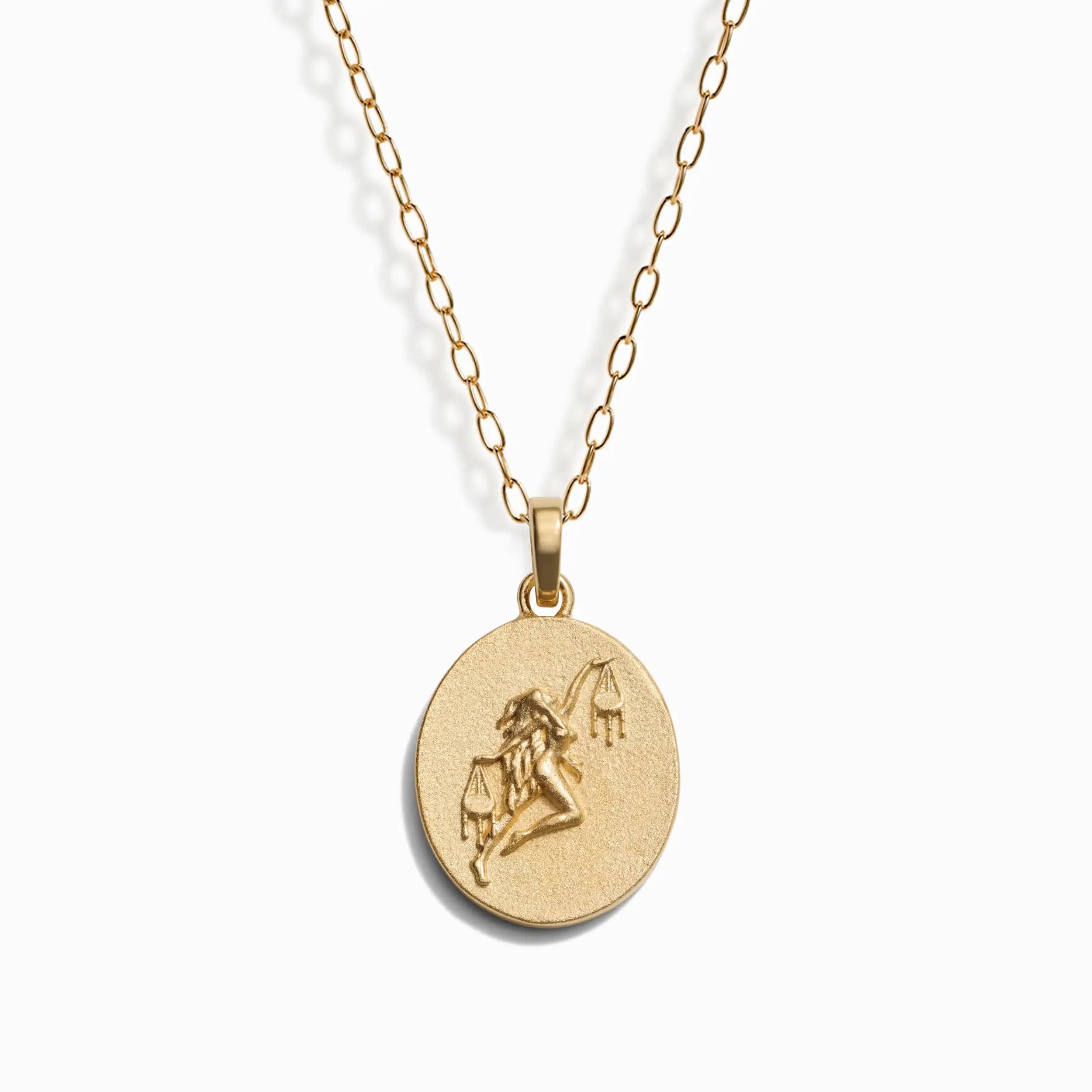 Zodiac Goddess Pendant + Mini Paperclip Chain - Image 19