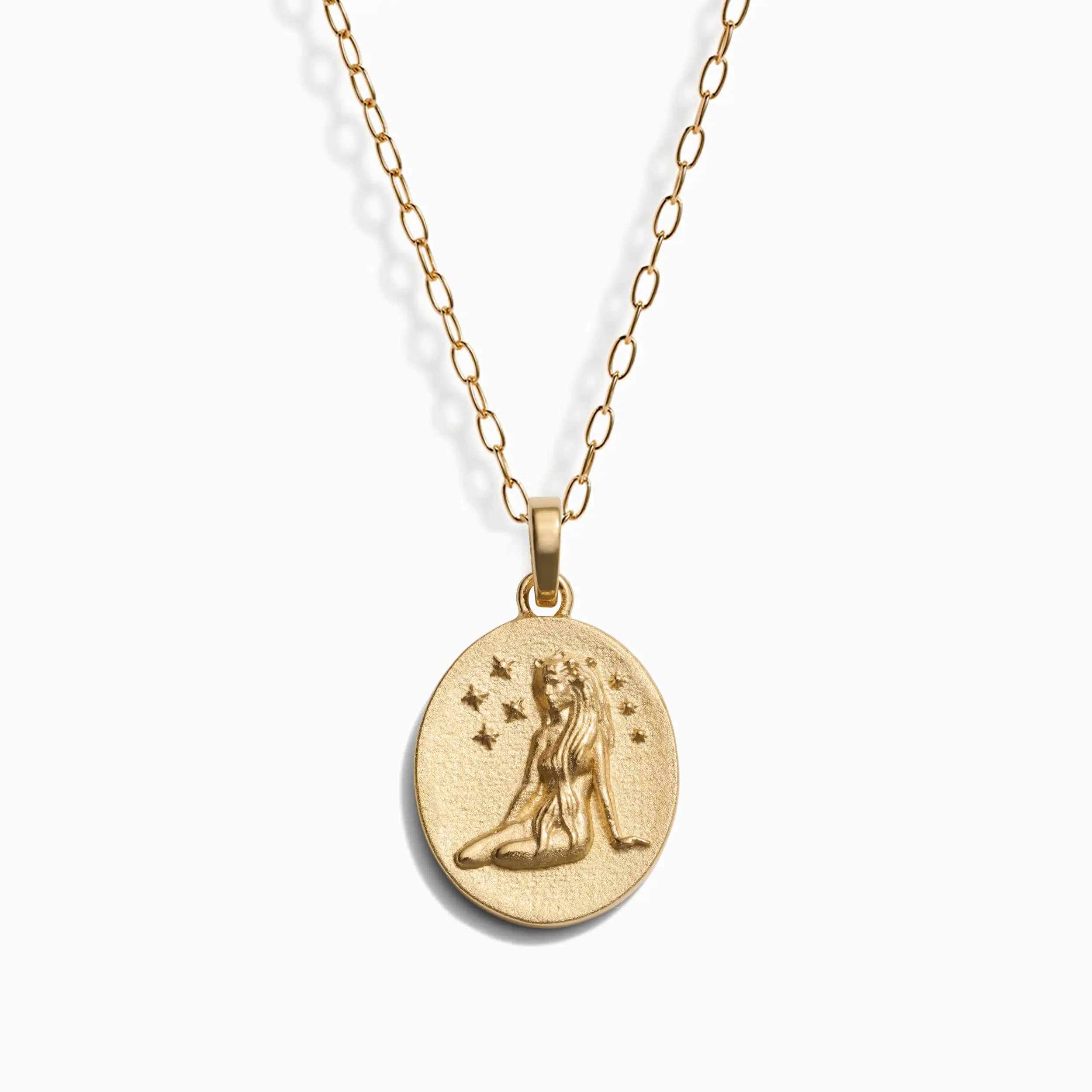 Zodiac Goddess Pendant + Mini Paperclip Chain - Image 28