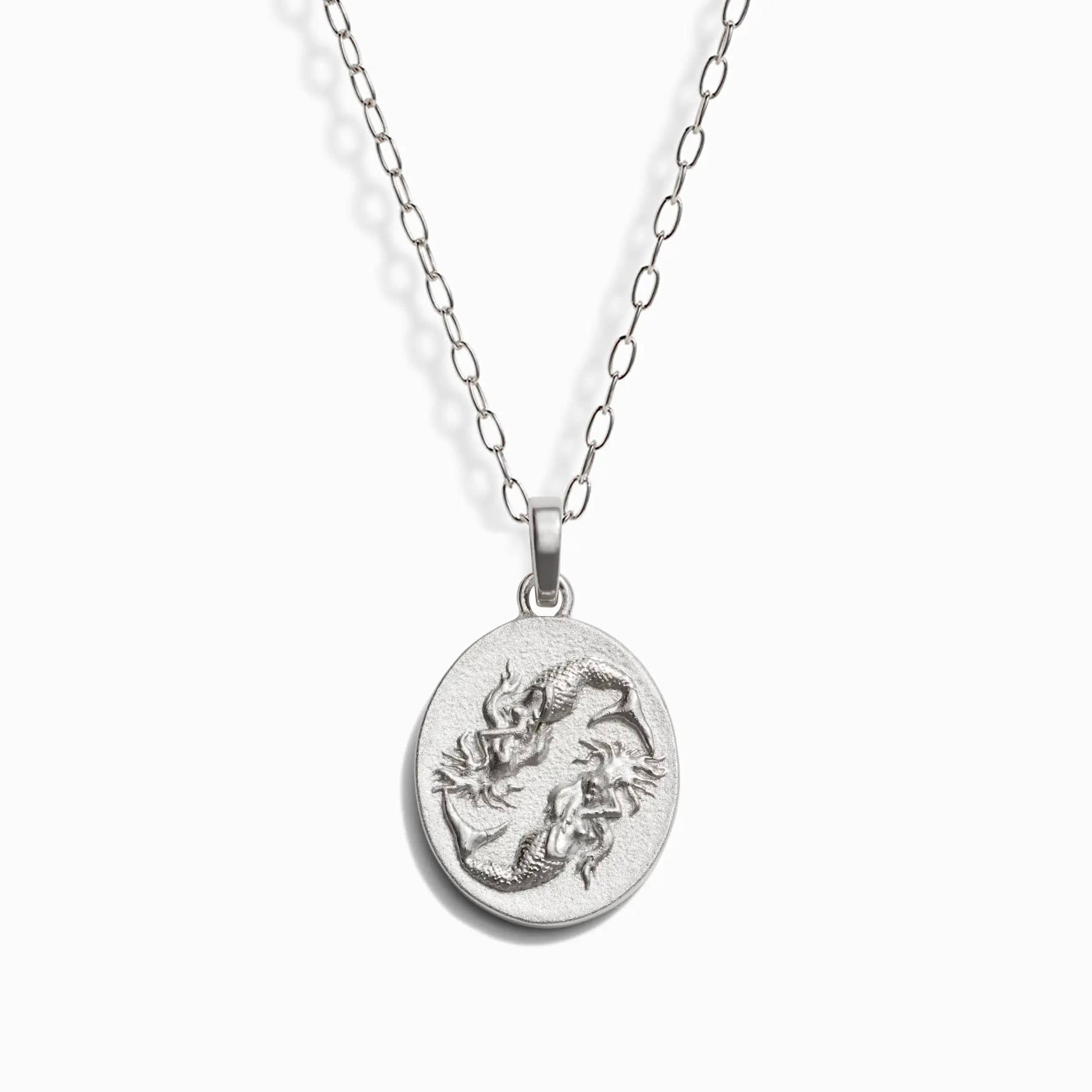 Zodiac Goddess Pendant + Mini Paperclip Chain - Image 6