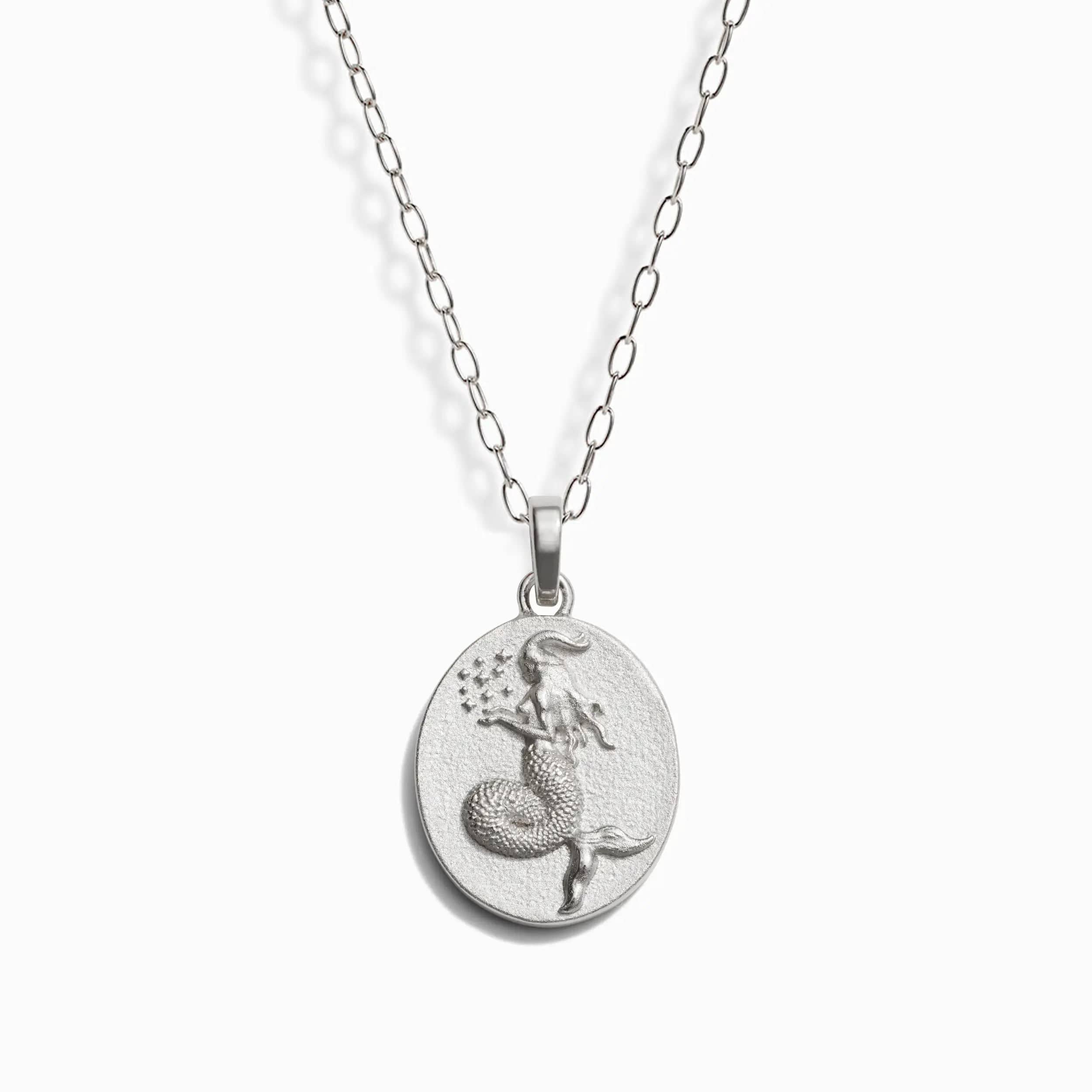 Zodiac Goddess Pendant + Mini Paperclip Chain - Image 9